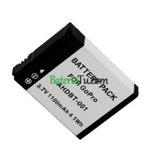 Náhradná batéria pre Gopro HERO1 HD 1100mAh AHDBT-001